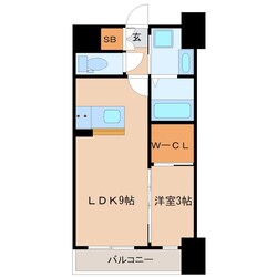 LIFEFIELD　二日市駅前の物件間取画像